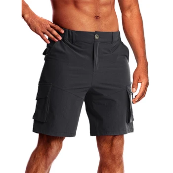 קיץ גברים\'s קצרים למתוח את המכנסיים עמיד למים יבש מהירה מטען צבאי קצרים חיצוני קל משקל רופף טקטי המכנסיים
