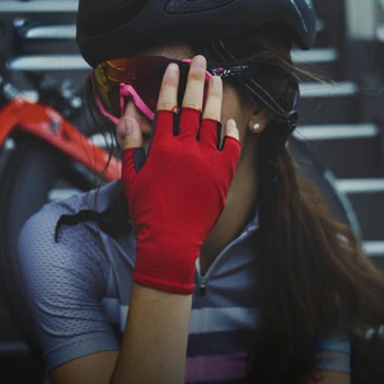 Spakct האופניים החדשים כפפות חצי אצבע של גברים ונשים לנשימה הר מירוץ כפפות אופניים קצרות אצבע