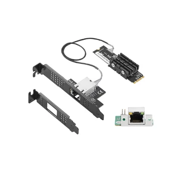 10Gb כרטיס רשת ב '+מ ' מפתח M. 2 RJ45 רשת Gigabit Ethernet Adapter 10G/2.5 G/10000M אינטרנט ניק כרטיס ה Lan -