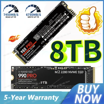 990PRO 4TB SSD 1TB 500GB כונן Solid State Disk במהירות גבוהה מ. 2 2280 PCIe 3.0 2tb Ssd Nvme M2 פנימי דיסק קשיח למחשב נייד Ps5