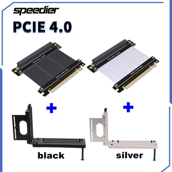 pci express 4 0 קמה x16 כבל כרטיס גרפי אנכי רגלית/בסיס ATX Case GEN4 גמיש Extender+GPU בעל ברזל אלומיניום