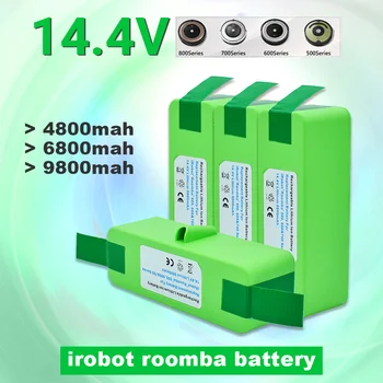 9800mAh Li-ion סוללה תואמת iRobot Roomba R3 500 600 700 800 Series 500 550 560 620 650 675 760 770 780 870