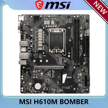 MSI H610M המחבל DDR4 המחשב חומרה ותוכנה M-ATX LGA 1700 מחשב Intel H610 בלוח האם החדש