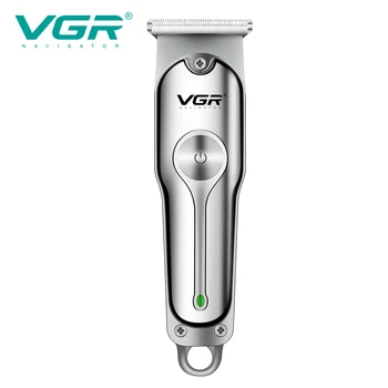 VGR שיער קליפר שתי ציוד התאמת USB לטעינה אלחוטית מקצועית קוצץ השערות הספר סטיילינג עיצוב שיער מכונת לגברים