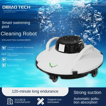 אלחוטית רובוט מנקה בריכות אוטומטי חכם בריכת שחייה, ניקוי חזקים מתחת למים שואב אבק