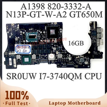 820-3332- - 2.7 Ghz 16GB עבור APPLE Macbook Pro 15