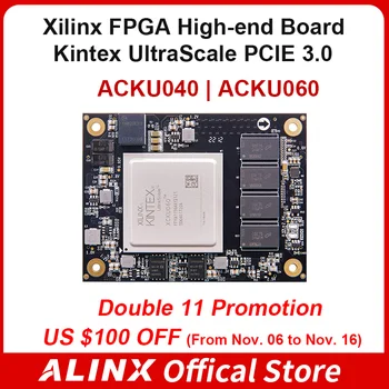 ALINX SoM ACKU040 ACKU060: Xilinx Kintex UltraScale XCKU040 XCKU060 PCIE 3. 0 FPGA ליבת מערכת לוח על מודול KU040 KU060
