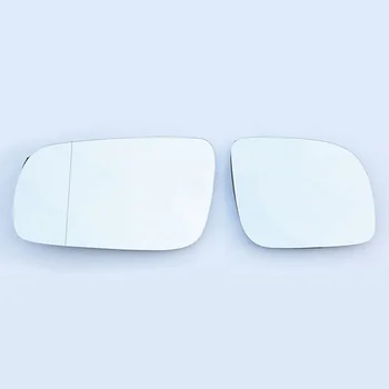 המראה בצד של זכוכית עבור פולקסווגן גולף 4 MK4 כחול-לבן בחדות גבוהה מחוממת המראה האחורית זכוכית אביזרי רכב לקצץ