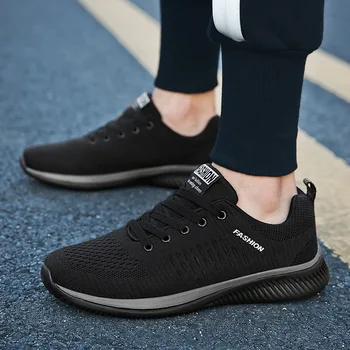 חדש קיץ גברים נעלי רשת לנשימה של גברים מזדמנים נעלי נוחות אופנה קל גברים מוקסינים נעלי ספורט גודל 35-48