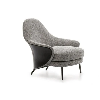 איטלקי בסגנון מינימליסטי עצלן הספה כיסאות יוקרה מודרנית בד עור מרגיע טרקלין Sillas פארא Comedor ריהוט הבית YH