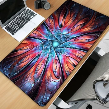צבעוני קסום פנטזיה אמנות מופשטת משטח עכבר HD גדולות, דפוס נעילת מחשב קצה אנטי להחליק מקלדת שטיח מתנה PC שולחן Pad