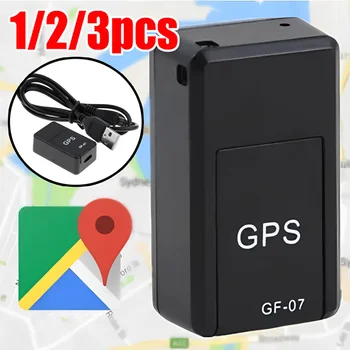 מיני GF-07 GPS לרכב מעקב בזמן אמת מעקב אנטי-גניבה אנטי אבוד, איתור מגנטי חזק הר SIM הודעה Positioner