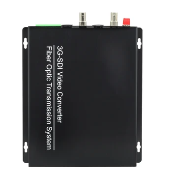 2chs bidirection 3G-SDI וידאו 2chs HDMI אודיו דו-כיווני סיבים המשדר.