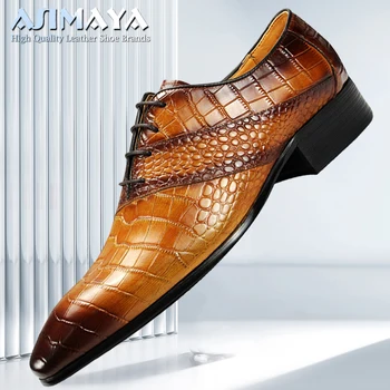 גברים בלתי נראים גובה הגדלת מעלית נעלי עור אמיתי לבוש רשמי אוקספורד עסקי נעלי גומי עמיד Outsole