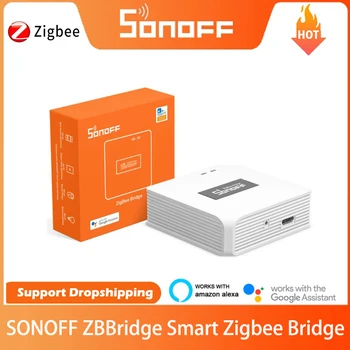 Itead SONOFF ZBBridge חכם Zigbee גשר שליטה מרחוק ZigBee ו-Wi-Fi התקנים eWeLink APP עובד עם אלקסה הבית של Google