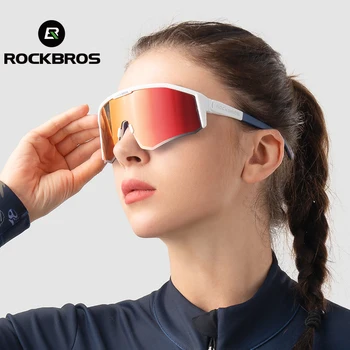 ROCKBROS משקפיים מקוטב TR90 טק עדשה רכיבה על אופניים משקפיים ספורט האופניים משקפי שמש משקפי שמש משקפי שמש להגנה אופניים משקפיים