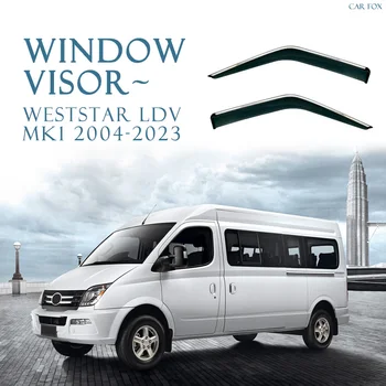 על MAXUS Weststar LDV MK1 2004-2023 איסוף איסוף להציג את החלון פלסטיק מגן פתח גווני שמש גשם ההסתה Guardv