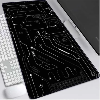 אישית בד משטח עכבר גדול משטח עכבר המחשב הנייד המשרד שטיח שחור Mousepad XXL מחצלת אביזרי המשחקים משחקי שולחן 90x40CM