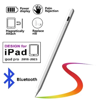 עט חרט עם מחוון אור, מגנטית עיצוב תואם עם אפל /iPad Pro/Air/מיני(2018 ומאוחר יותר) על כתיבה/ציור