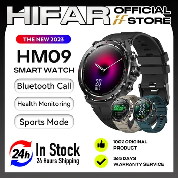 HIFAR HM09 שעון חכם Bluetooth לקרוא אנשים בחוץ ספורט כושר צמיד הבריאות לפקח Tracker שעון היד עמיד למים Smartwatch