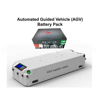 על AGV לוגיסטי כלי רכב מארז סוללות Lifepo4 48V 80Ah Agv רובוט החלפת סוללה פנימית חבילת אחסון הרובוט סוללה