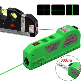 משולבת לייזר ברמה לייזר הקלטת גבוה מדויק אדום-ירוק החיצון רמת קו לייזר פילוס מכשיר נייד למדידת כלי