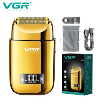 VGR מכונת גילוח מקצועית מכונת גילוח מכונת גילוח חשמלית הדדיות זקן גוזם מתכת גילוח מכונת גילוח עבור גברים V-338
