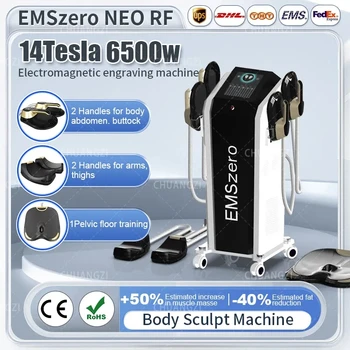 EMSzero ניאו הגוף לפסל מכונת 6500W Ems שרירים לעורר אלקטרומגנטית היי-emt הרזיה סלון 2023 הכי חדש