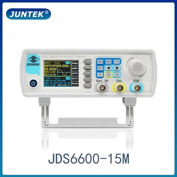JUNTEK JDS6600-15 מטר 15MHz DDS תפקוד אות מחולל CNC ערוץ כפול תדר מטר שרירותי גל הדופק גל