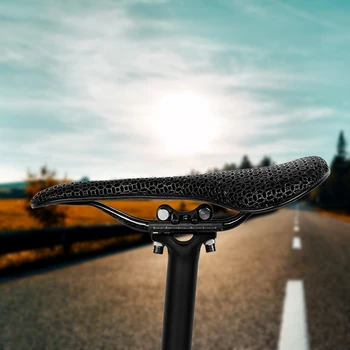 MTB/כביש אוכף אופניים האולטרה אופניים אוכף כרית מושב נוח לנשימה ספיגת זעזועים רכיבה על אופניים אביזרים