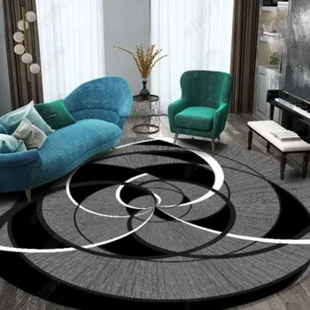 סיבוב שטיחים עבור הסלון שטח גדול השינה שטיחים ליד המיטה השמיכה עיצוב חדר השינה המודרני טרקלין השטיח רחיץ שטיחון לאמבטיה רגל מחצלת