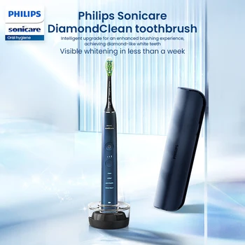 מקורי Philips HX9911 Sonicare מברשת שיניים חשמלית אפליקציה חכמה Bluetooth שיא רטט 4 מצבים הלבנת מברשת למבוגרים