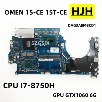 HP סימן 15-EC 15T-EC נייד Mainboard， DAG3AEMBCD1，מעבד I7-8750H，GPU GTX1060 6G L10770-001，L10770-601 ，נבדקו באופן מלא