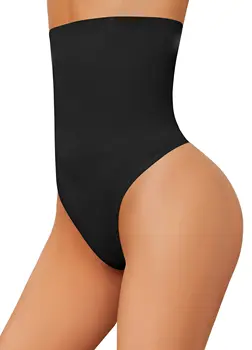 הבטן שליטה חוטיני Shapewear עבור נשים עם קו מותן גבוה בעיצוב סקסי תחתוני חוטיני ללא תפרים הגוף מגבש סלים תחתונים מתחת שמלות
