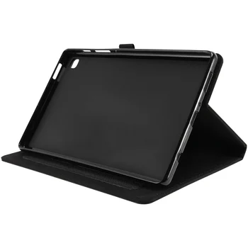 עבור Samsung Galaxy Tab A7 לייט 8.7 אינץ 2021 (Sm-220 / T225) מגן מקרה כיסוי אחורי סוגר עם כיס שחור