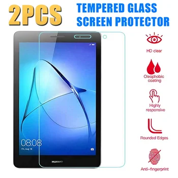2PCS מזג זכוכית מגן מסך עבור Huawei MatePad T3 8.0 אינץ Tablet מגן מסך כיסוי