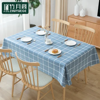 PVC מפת שולחן עמיד למים ושמן עמיד מלבני שולחן האוכל בד תה שולחן מחצלת
