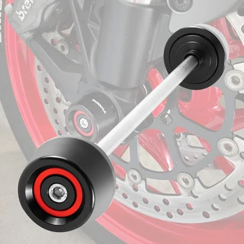 אופנוע גלגל קדמי מזלג המחוון נגד קריסה נפילה מגן Accessorie עבור דוקאטי Hyperstrada 821 939 Hypermotard 950 796