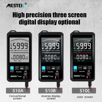 MESTEK מסך מגע מודד 4.7 אינץ ' אולטרה דק צבע מסך 6000 נחשב דיגיטלי Multimeters מתח תדר חכם טווח Mu