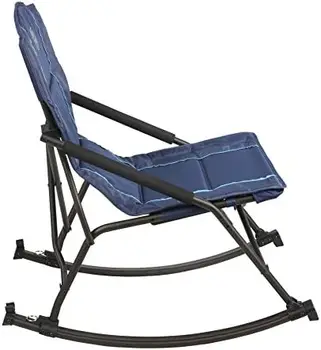 נדנדה כיסא קמפינג עם קשה משענות, נייד חיצוני רוקר עבור , גן, מדשאה, תומך עד 250 ק 