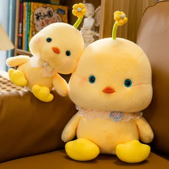 עוף ממולא צעצוע של בובת צהוב קטן חמוד עוף בובה של ילדים מתנה