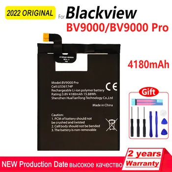 100% מקוריים 4180mAh הסוללה של הטלפון עבור Blackview BV9000 Pro BV9000pro באיכות גבוהה סוללות עם כלים+מספר מעקב
