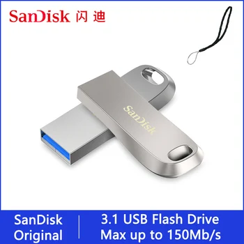 Sandisk USB 3.1 מיני Pendrive 128gb 64gb 32gb 256gb USB כונן פלאש 512GB 16GB עט כונן הבזק מסוג USB מקל דיסק על מפתח זיכרון