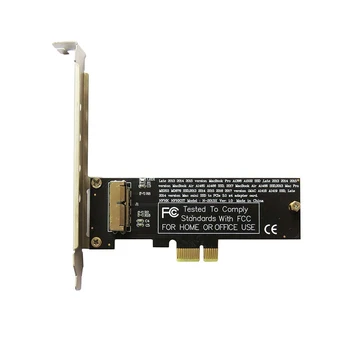 PCIe x1 להמיר כרטיס Riser מתאם עבור 2013 2014 2015 2017-MACBOOK AIR A1466 A1465 ME864 ME865 ME866 MD711 MD712 MD760 MD761 SSD