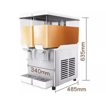 משקה המכונה מסחרי חמים וקרים אוטומטי כפול גליל משקה קר, המכונה משקה חם, תה חלב, מיץ מכונת לעכב.