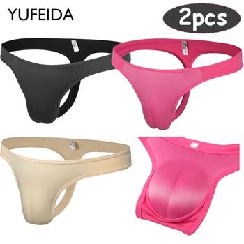 YUFEIDA 2pcs טרנסג 'נדרים קוקסינל מסתיר הבית התחתונים טרנסג 'מתלבש' הגמל קצר פסאודו-נערת ביקיני בעיצוב מכנסיים
