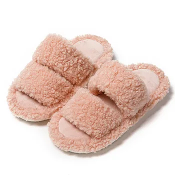 נעלי אישה פלאפי חמוד כוכב ענן נעלי בית לנשים חם מעצבי סגנון חדש עבור 2023 משפחה החורף ורוד ולבן.