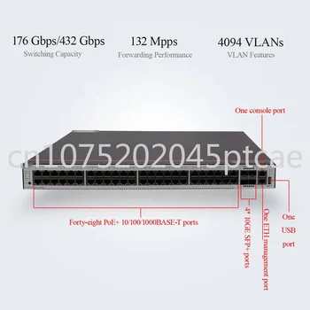 מתג רשת S5735-S48P4X Wireless Gigabit גישה מתגים
