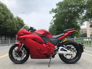 אופנוע חשמלי קטנוע חשמלי אופנוע 5000W 8000W 10000W במהירות גבוהה 150kmh ארוך טווח אדום Superbike Sportbike CBS+ABS